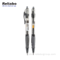 China Custom Logo Printed Office School Rubberized Gel Pen Factory